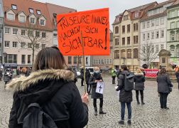 Lockdown Mahnwache Verzweiflung Bei Friseuren In Jena 0002